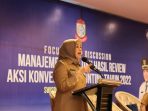 Wakil Wali Kota Makassar, Fatmawati Rusdi saat FGD Aksi Konvergensi Stunting Tahun 2022