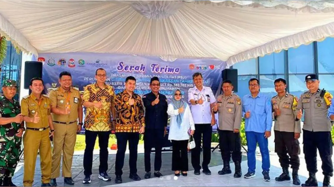 Tim Distan Makassar Saksikan Penyerahan PSU Perumahan Citraland